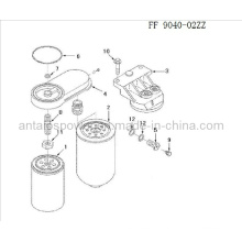 Kraftstofffilter von Cummins Motor